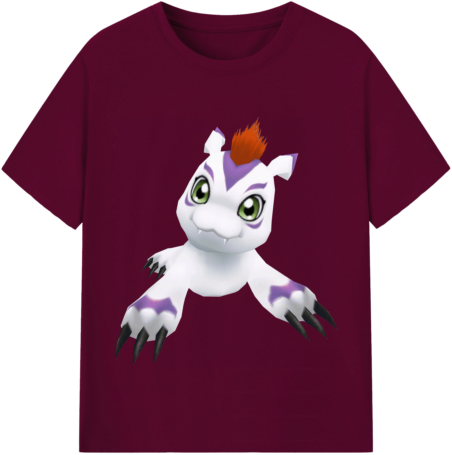 （画像用） Digimon デジタルモンスター/デジモン レディースカジュアルプリントTシャツ（綿100％）